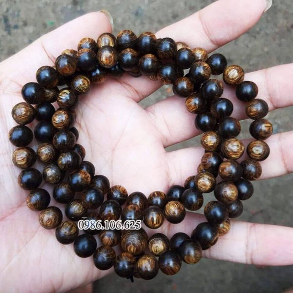 Chuỗi Vòng Trầm Hương Sánh Chìm 108 Hạt
